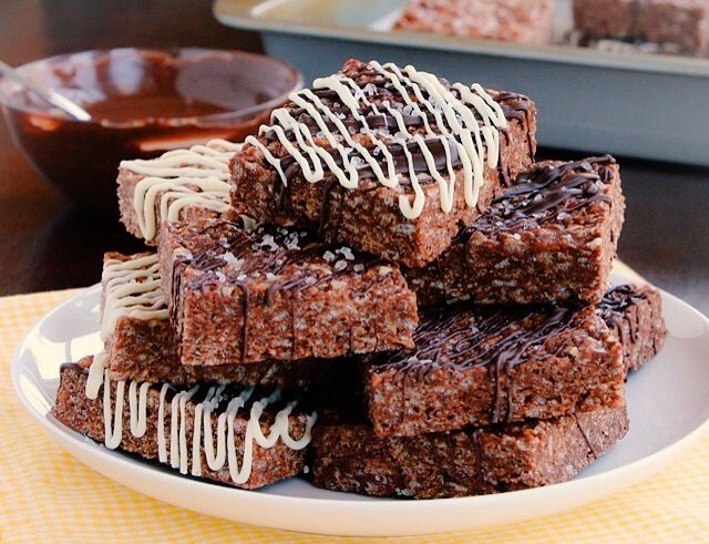 Chocolate-Hazelnut Crispy Treats