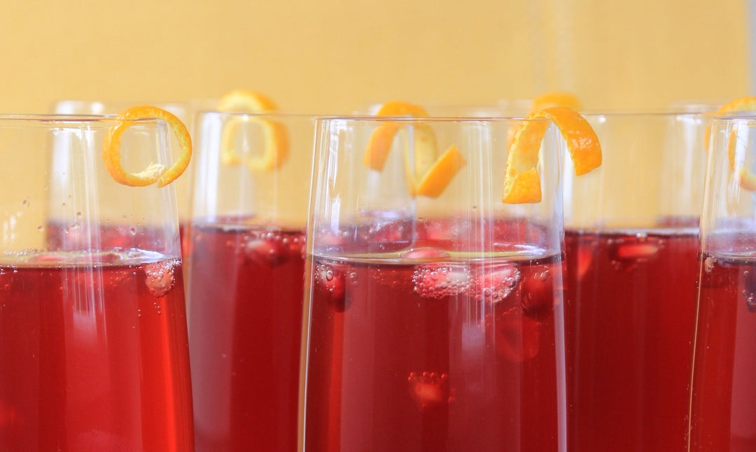 Pomegranate Mimosas