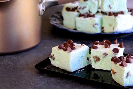 Mint Dark Chocolate Chip Marshmallows