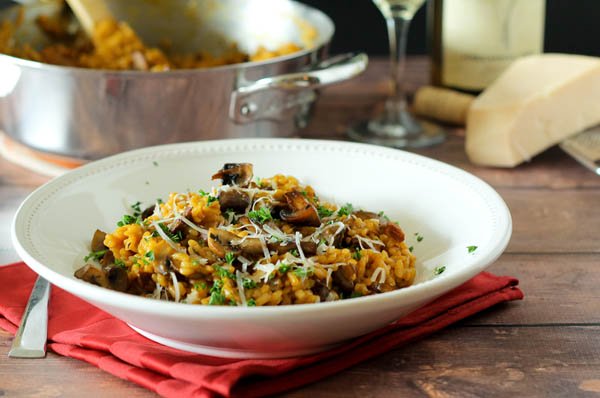 Roasted Mushroom Risotto