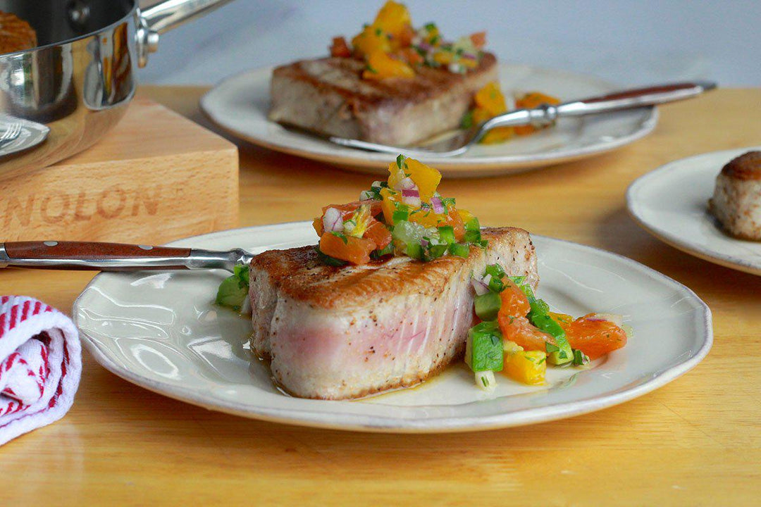 How to Cook Tuna Steak with a Miso Marinade