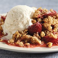 Strawberry Rhubarb Crisp
