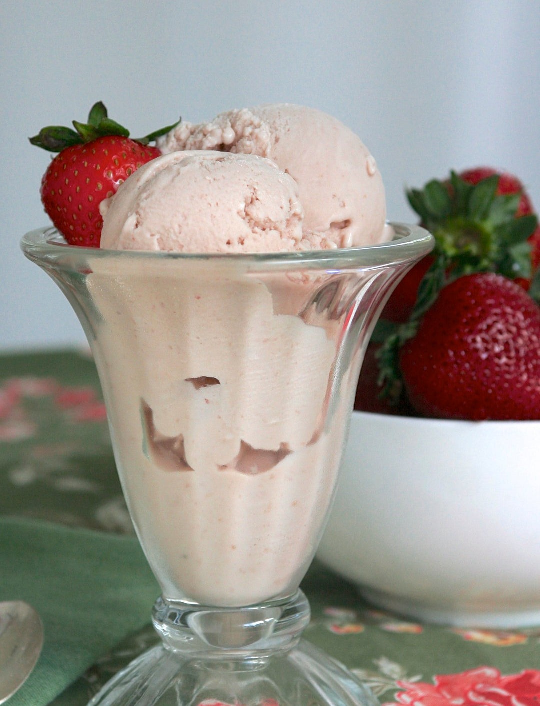 Handmade Strawberry Ice Cream