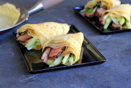 “Peking” Duck Crepes