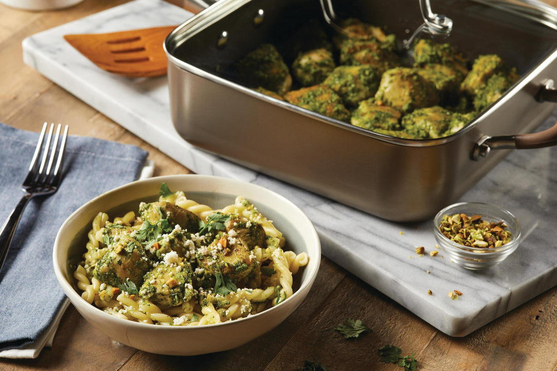 From-Scratch Cilantro Pesto Chicken