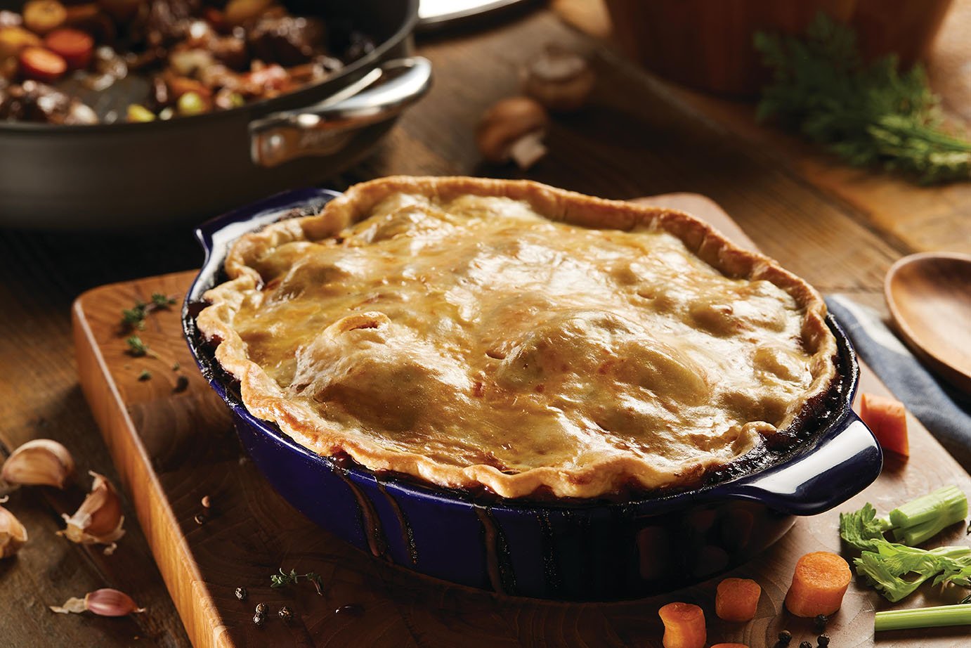 Beef and Mushroom Pot Pie