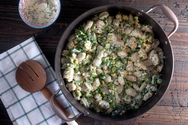 Spring Vegetable Gnocchi Salad
