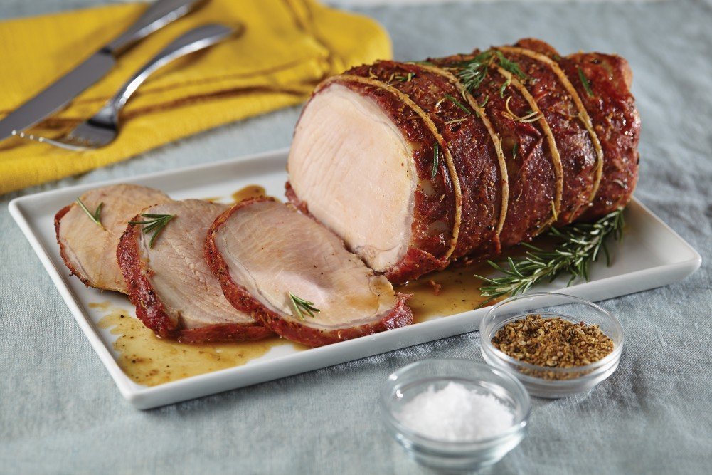 Smoky Sopressata Wrapped Pork Roast
