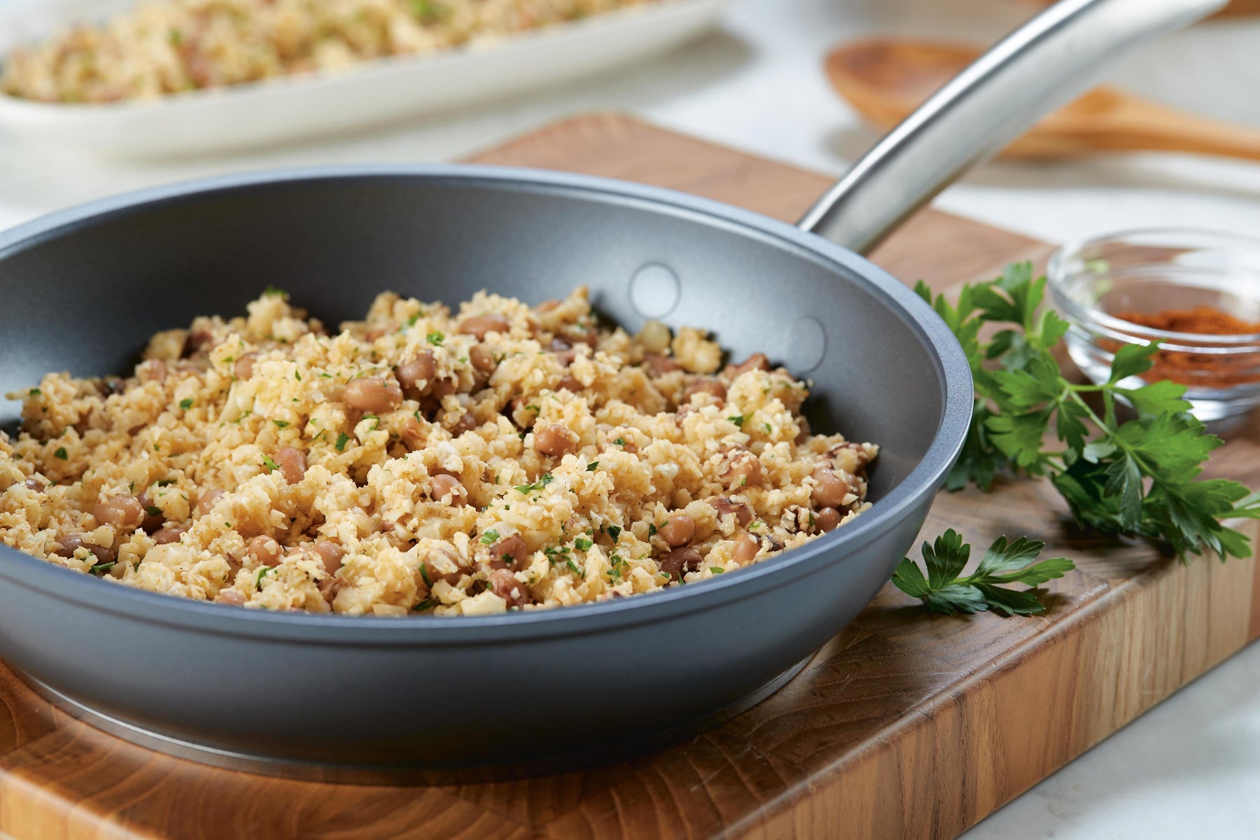 Cauliflower "Rice and Beans"