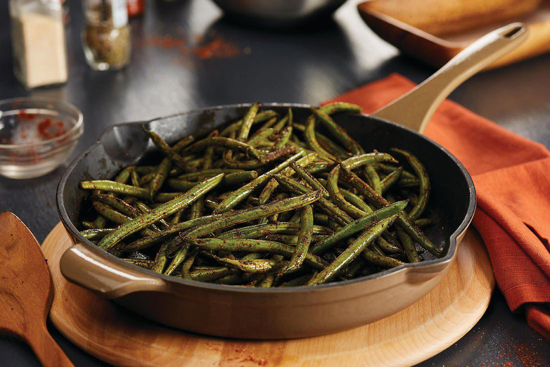 Blackened Green Beans