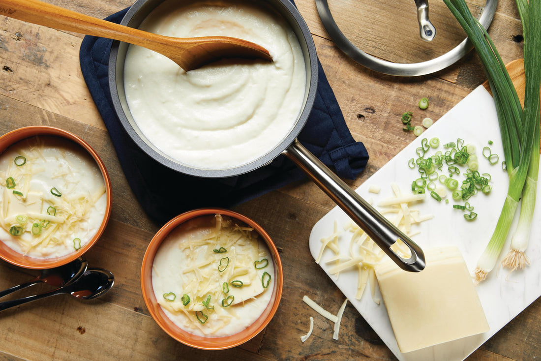 Creamy Cheddar & Parmesan Grits