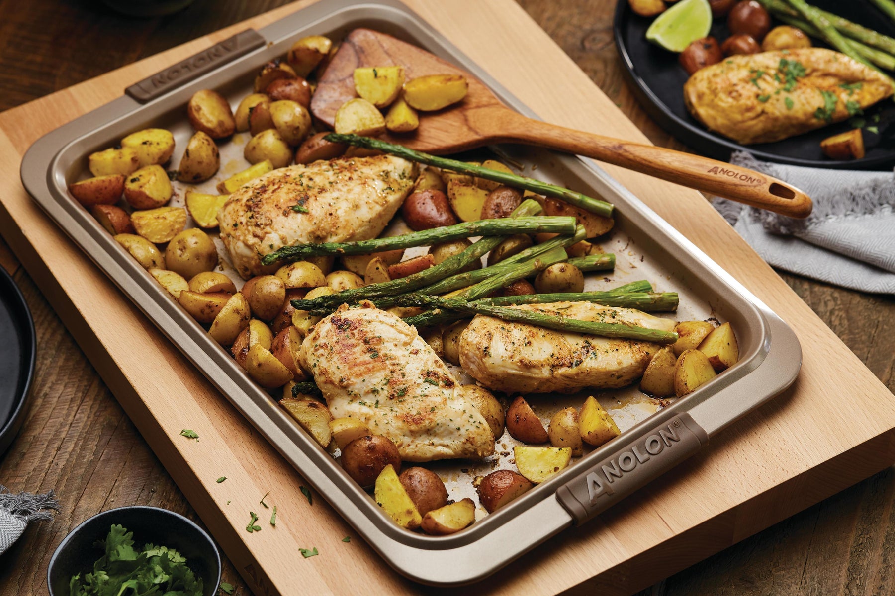 Sheet Pan Cilantro Lime Chicken Dinner