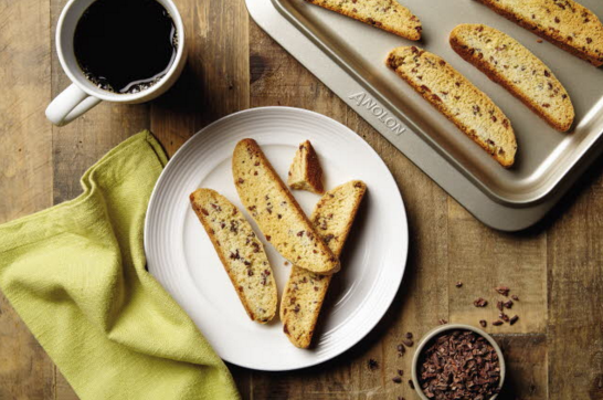 Cocoa Nib Biscotti