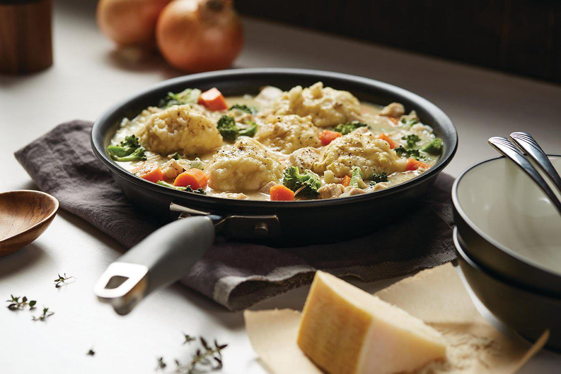 Skillet Chicken and Dumplings