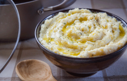Rosemary Garlic Olive Oil Mashed Potatoes