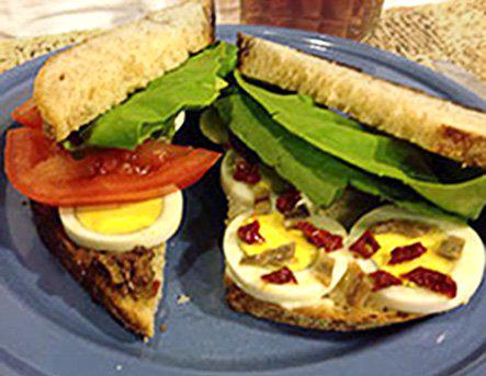 Mediterranean Egg Sandwiches