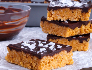 No-Bake Peanut Butter Crispy Treats