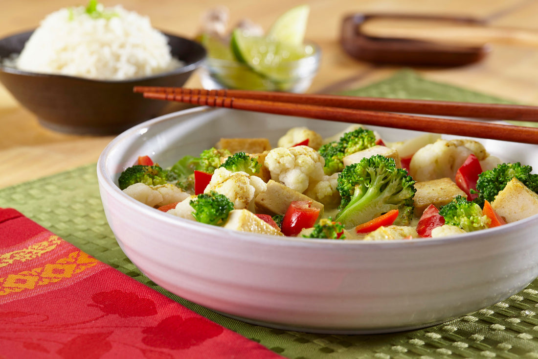 Curried Coconut Tofu and Vegetables
