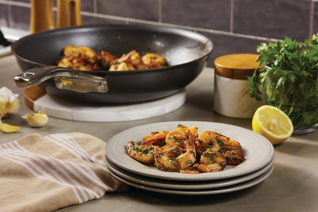 Lemon Bacon Shrimp Scampi