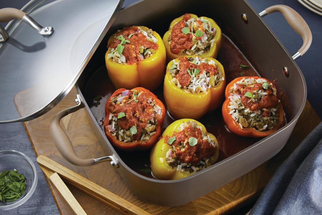 Beef and Sausage Stuffed Peppers