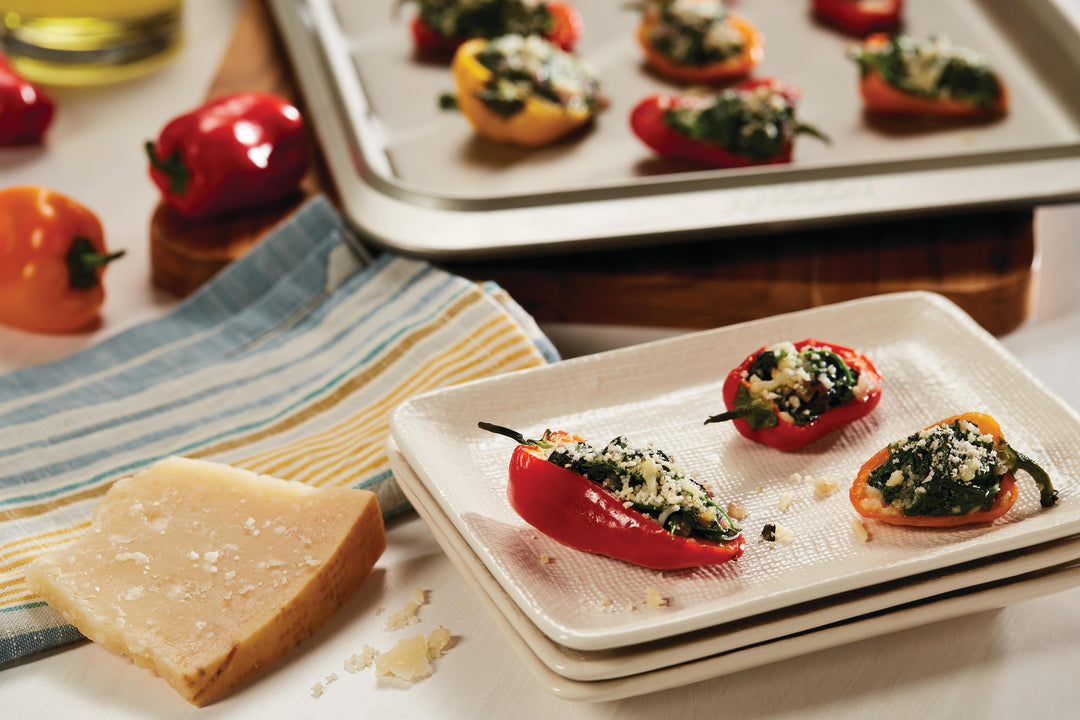 Florentine Stuffed Baby Peppers