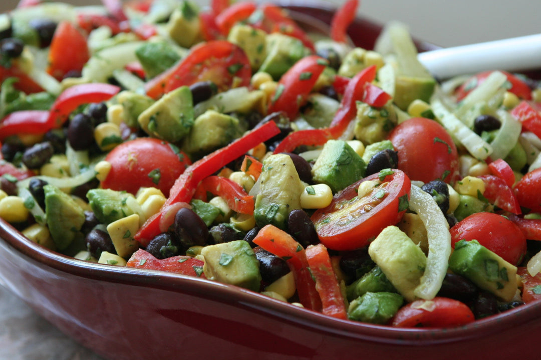 Black Bean, Corn, Avocado, and Tomato Salad