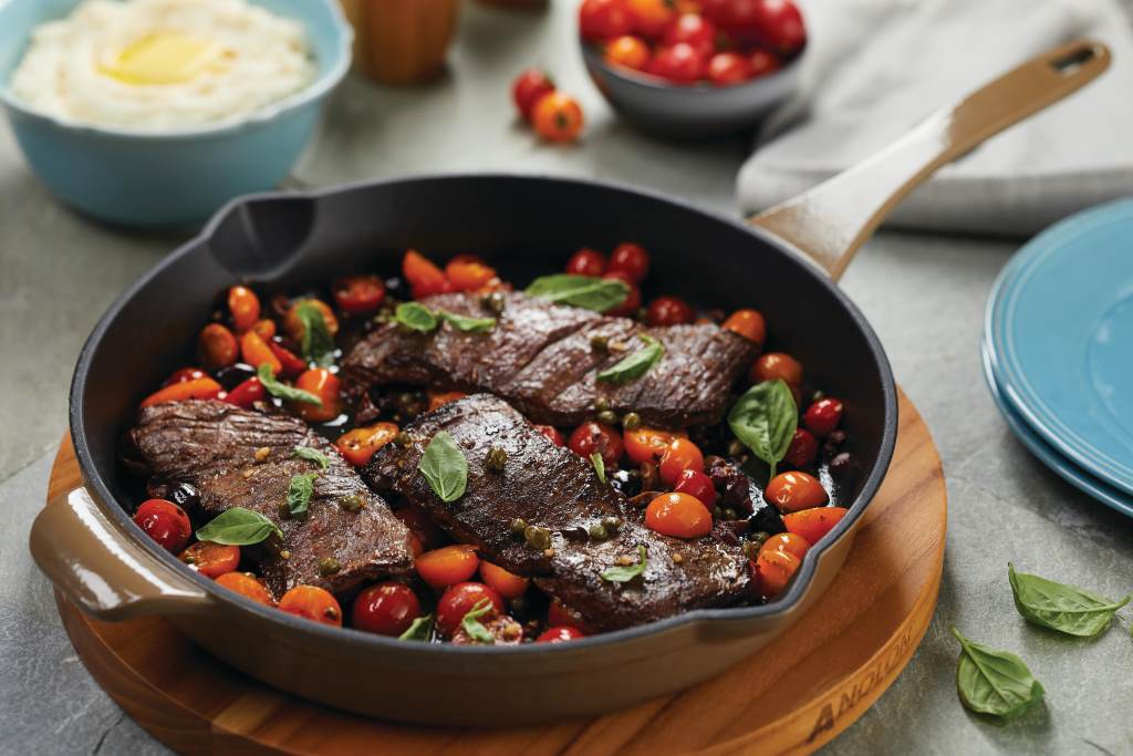 Skirt Steak with Sauce Niçoise