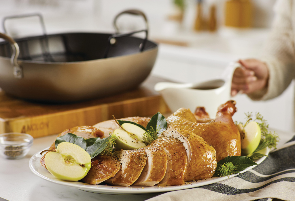 Cyder Cookware Maple and Cider Brined Turkey - Anolon Cookware