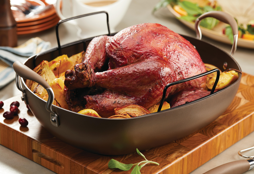 Cranberry-Dijon Glazed Turkey