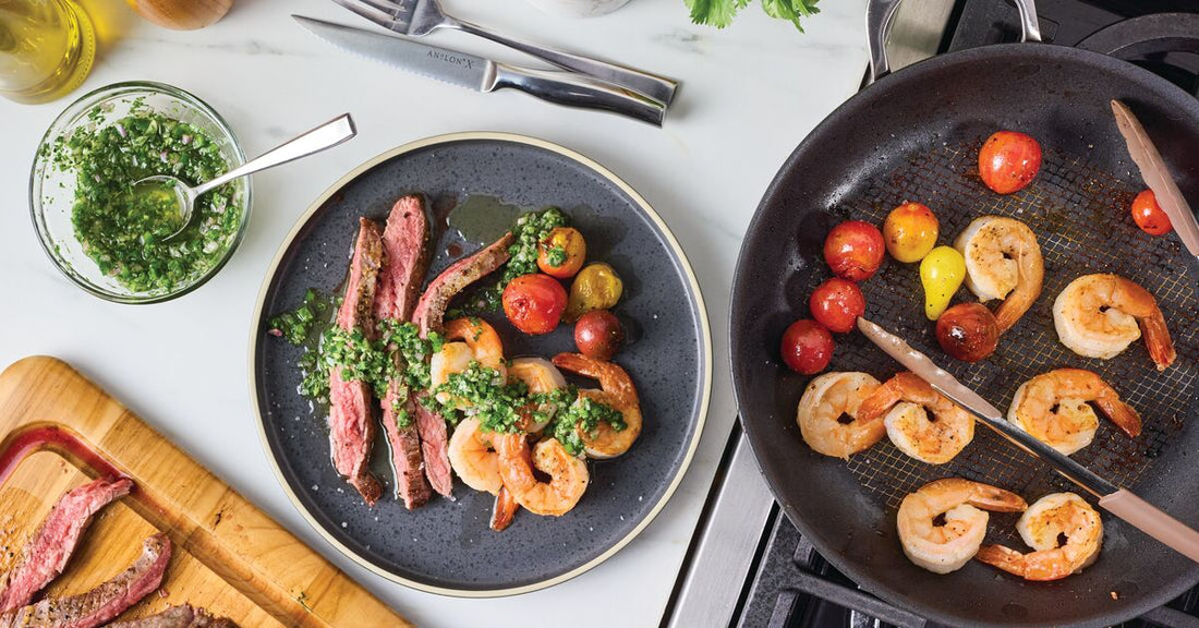 Weeknight Surf & Turf with Chimichurri Sauce
