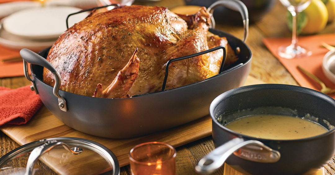 Roast Turkey with Herbes de Provence and White Wine Gravy