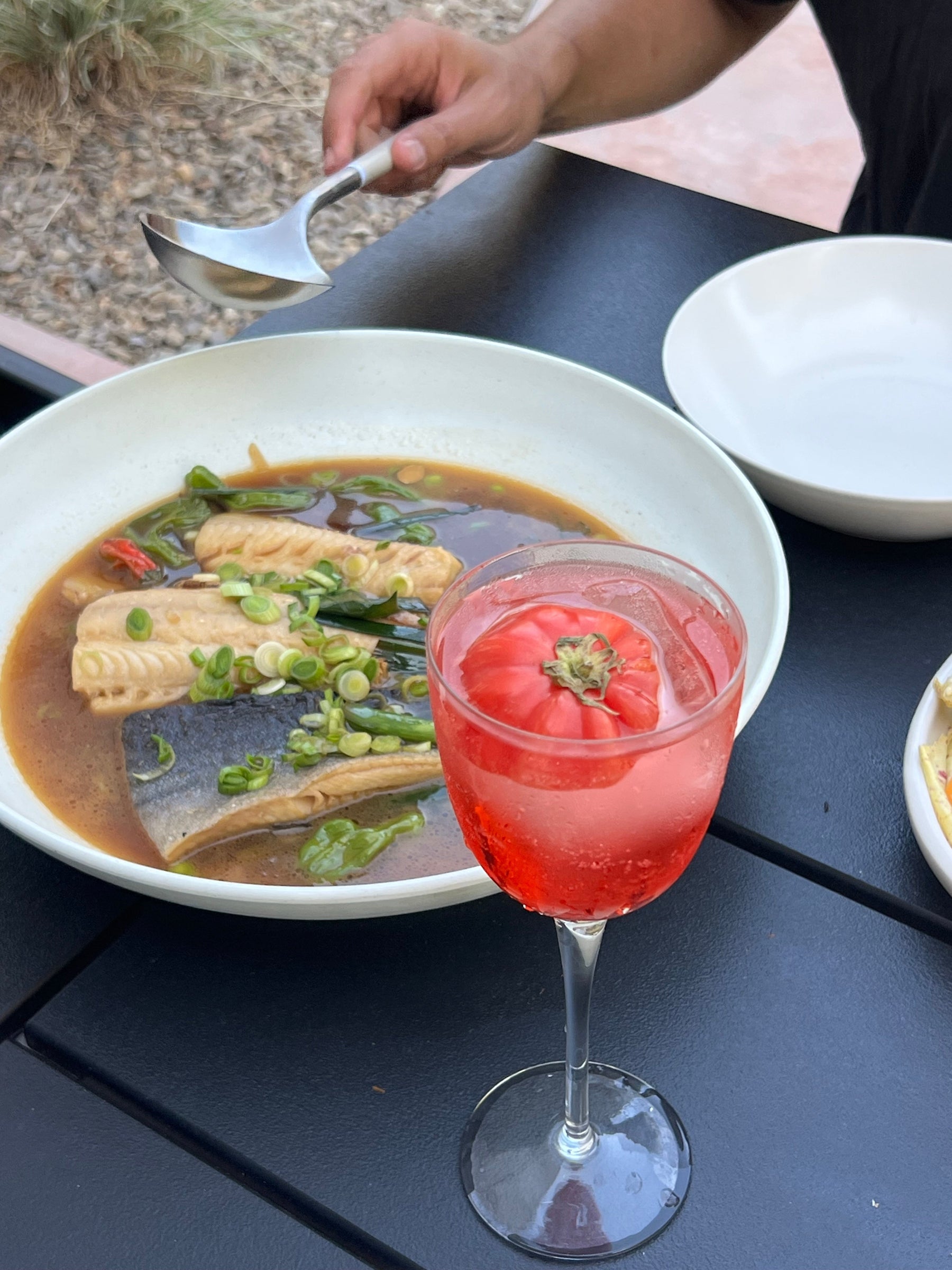 Garden-Inspired Wok Poached Cod