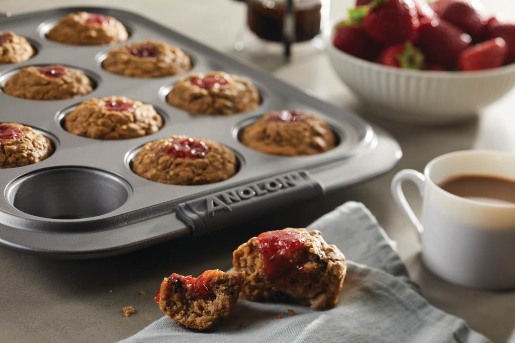 Jam Dot Power Muffins