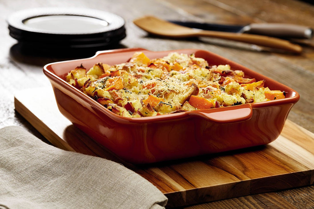 Butternut Squash & Bacon Casserole