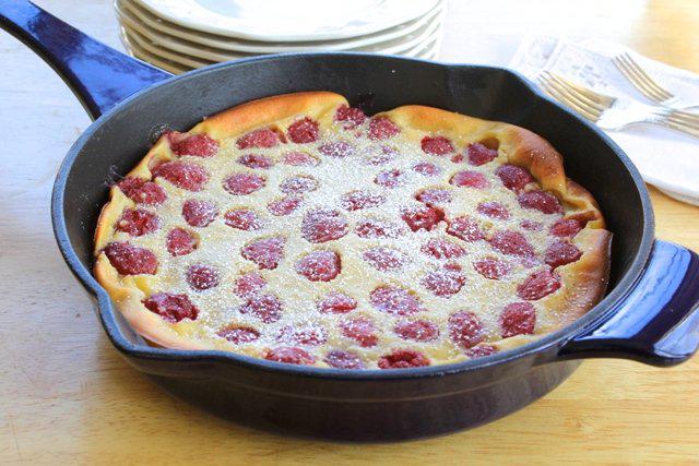 Raspberry Clafoutis