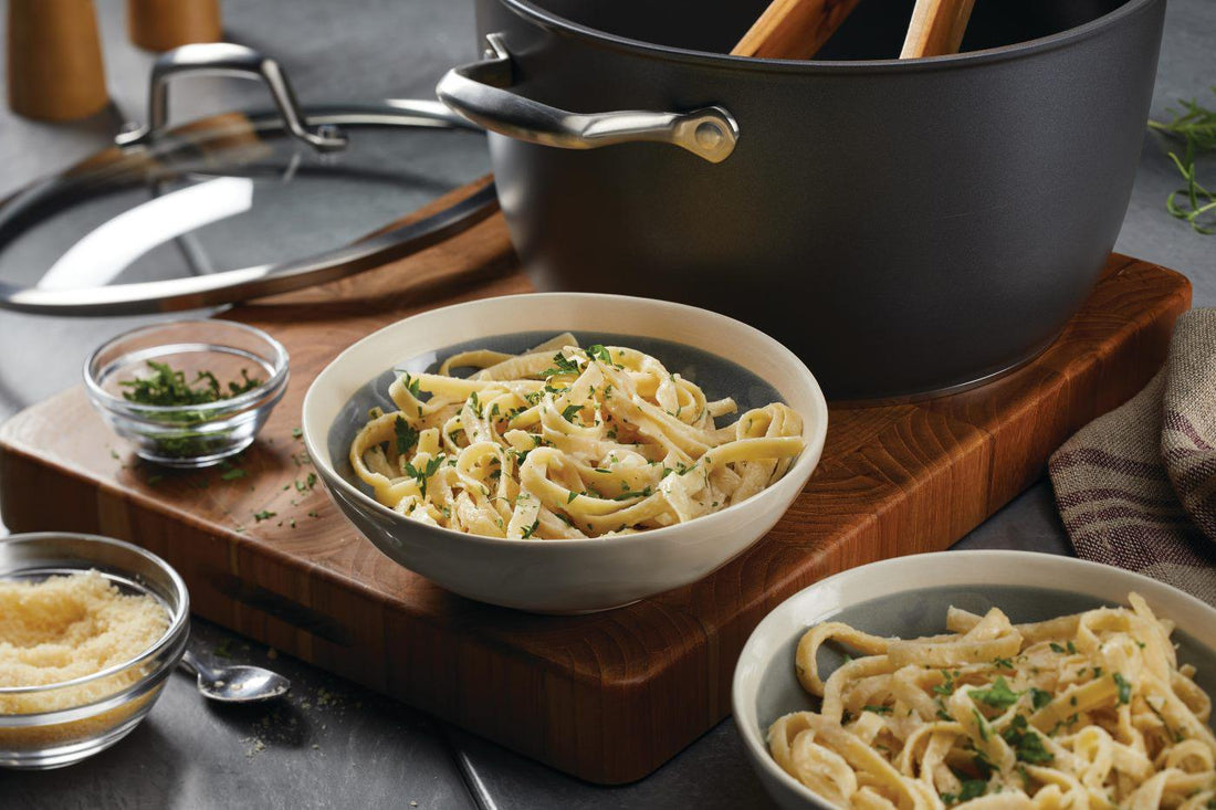 Fettuccine Alfredo for Two