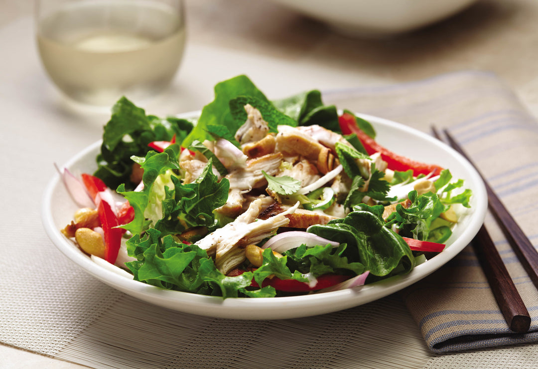 Aromatic Chicken and Cashew Salad