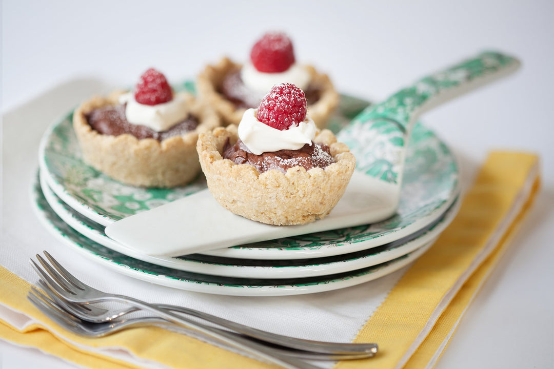 Berry and Chocolate Tarts with Hazelnut Pastry