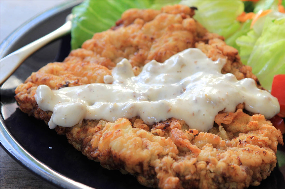 Chicken Fried Steak with Sausage Gravy