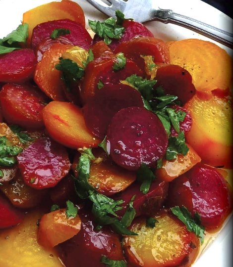 Roasted Beets with Herb Citrus Dressing