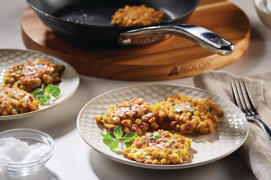 Sweet Corn and Fresh Oregano Fritters