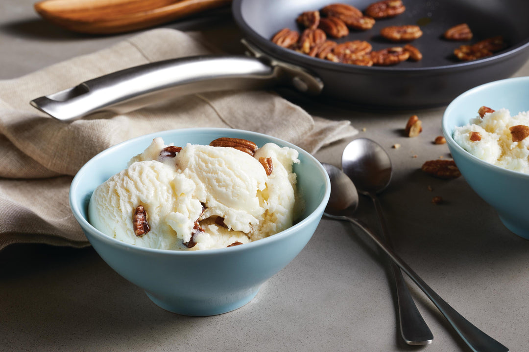 Homemade Butter Pecan Ice Cream