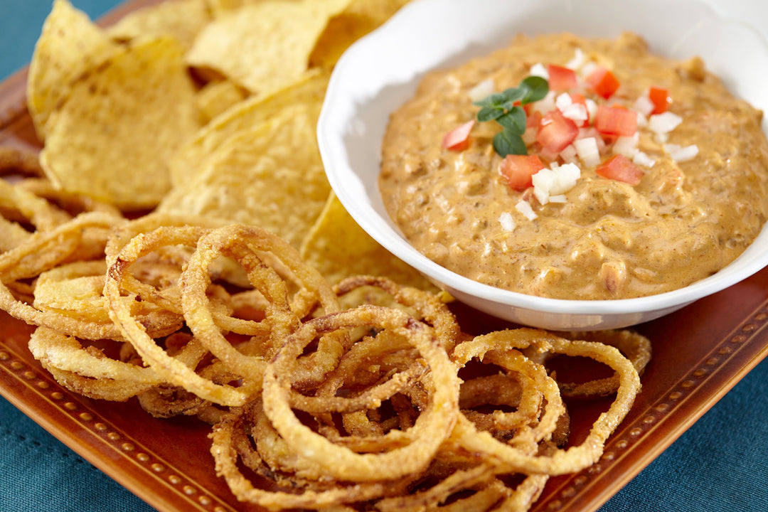 Game Day Onion Rings and Dip