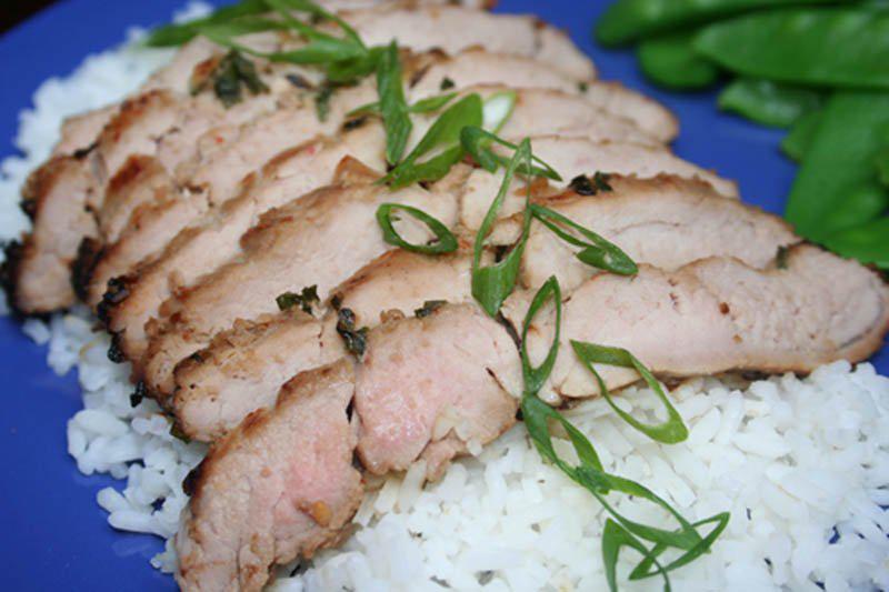 Grilled Korean Pork Tenderloin