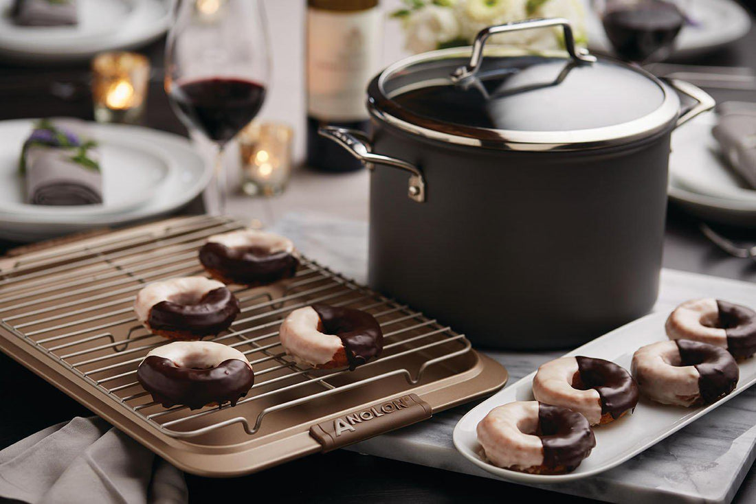 Black and White Doughnuts