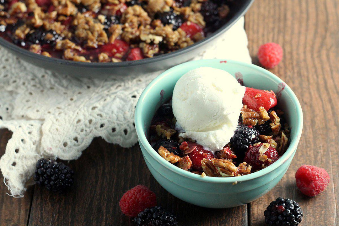 Stovetop Berry Crisp