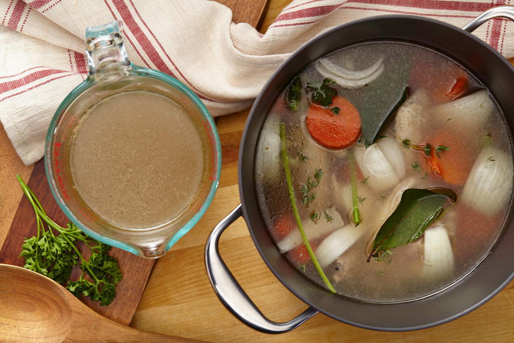 Rich Homemade Chicken Stock