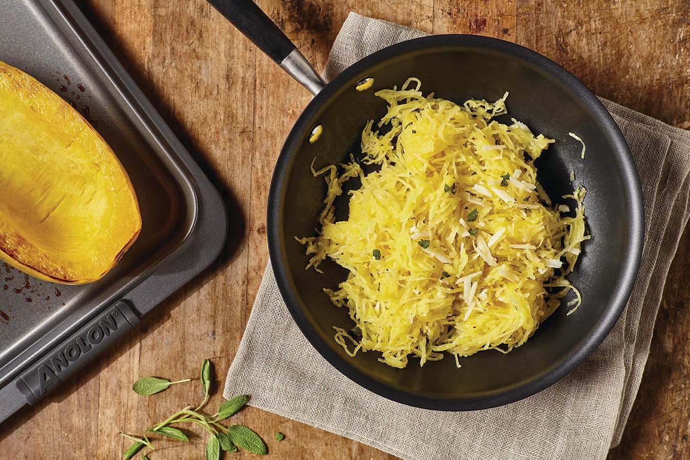 Spaghetti Squash with Sage Brown Butter