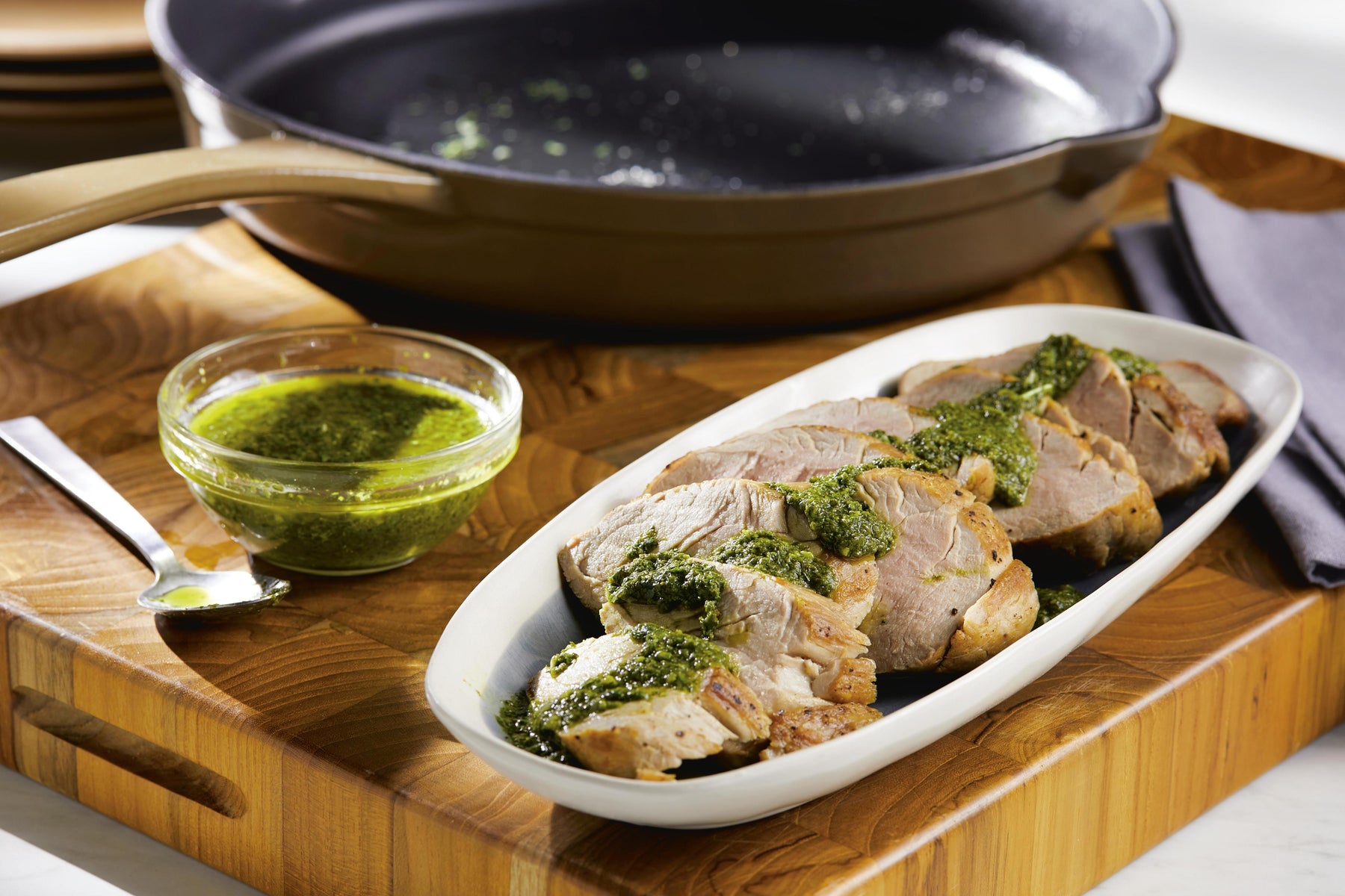 Pork Tenderloin with Chimichurri