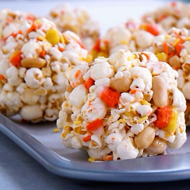 Halloween Popcorn Balls